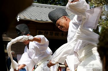 船引神楽　素襖脱　船引神社にて　