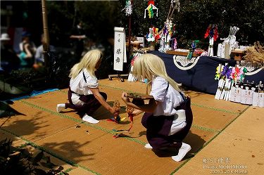 船引神楽　柴舞　船引神社にて　