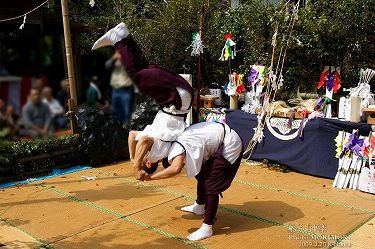 船引神楽　相撲舞　船引神社にて　