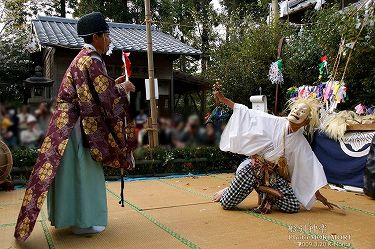 船引神楽　めご舞　船引神社にて　