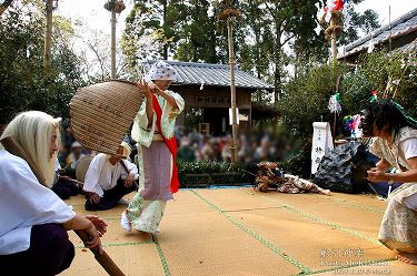 船引神楽　箕取舞・杵舞船引神社にて　