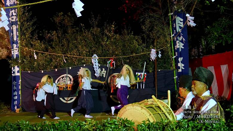 【岩通し】令和７年 船引神社歳旦祭神楽にて