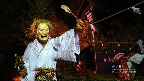 【めご舞】令和７年 船引神社歳旦祭神楽にて