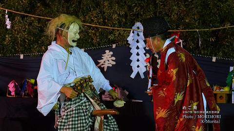 【めご舞】令和７年 船引神社歳旦祭神楽にて