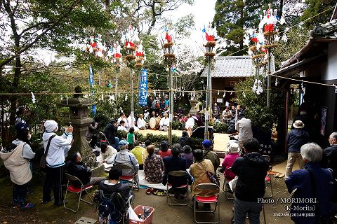 平成26年(2014年)　船引神楽の様子