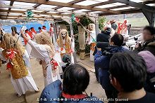 上田原神楽　舞い入れ　神楽宿