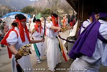 上田原神楽　道行（御神幸）