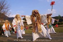 高千穂　上田原神楽　道行（御神幸）