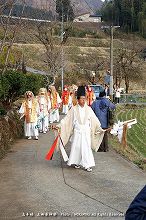 高千穂　上田原神楽　道行（御神幸）