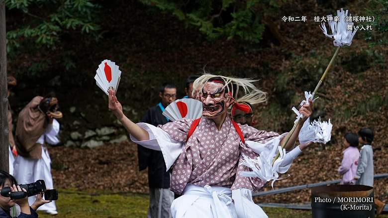 桂大神楽　舞い入れ