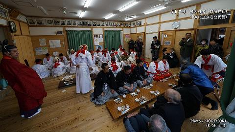 桂大神楽  神宿（公民館）