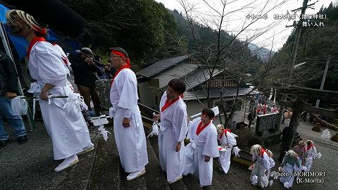 桂大神楽　舞い入れ