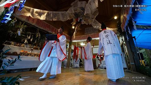 桂大神楽 おだいじん