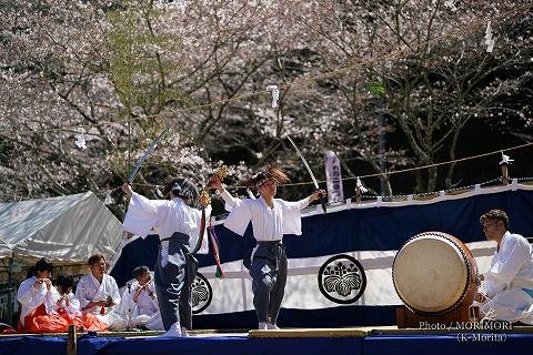 地割(入刀)〔歌糸〕 三川内神楽まつりにて