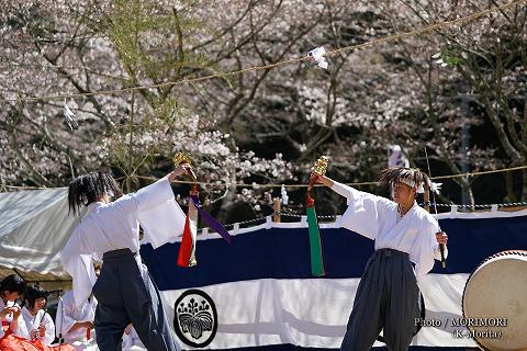 地割(入刀)〔歌糸〕 三川内神楽まつりにて