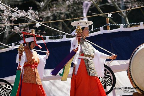 繰降し〔歌糸〕 三川内神楽まつりにて