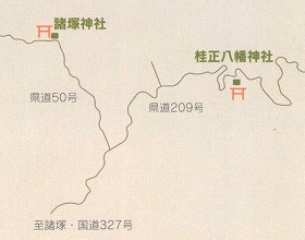 桂神楽　地図