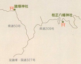 桂神楽　地図