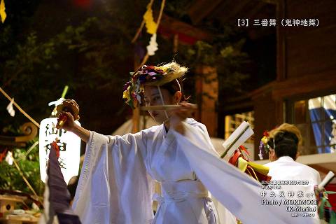 令和５年 中之又神楽 三番舞（鬼神地舞）