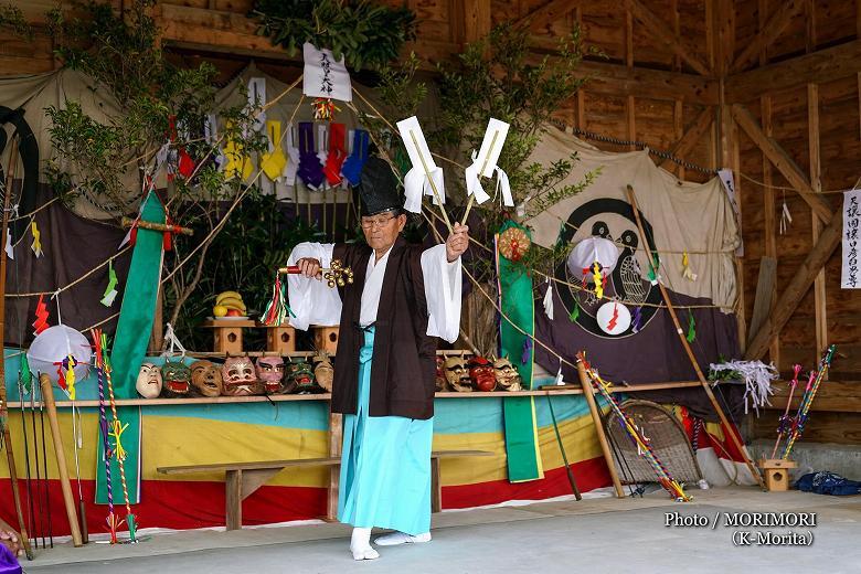 乱杭野 霧島神社例祭　神楽　御酒上げ