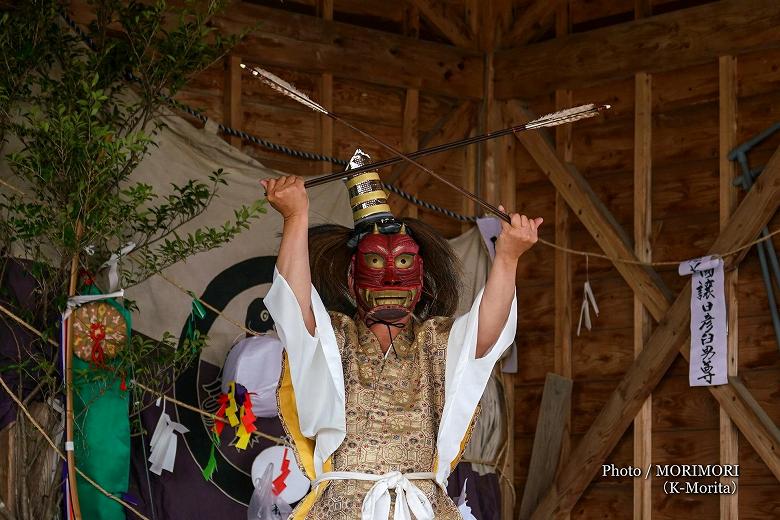 乱杭野 霧島神社例祭　神楽　矢抜鬼神