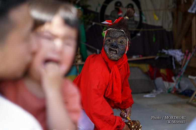 乱杭野 霧島神社例祭　神楽奉納　直舞（ちょくめ）