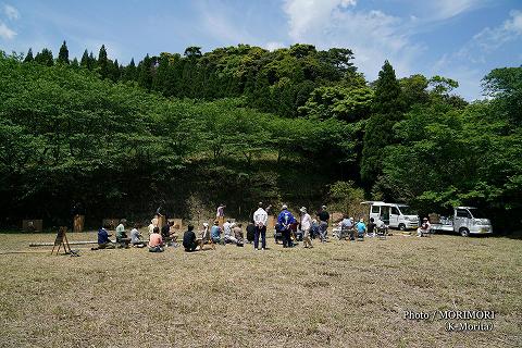 乱杭野 霧島神社祭り　四半的大会も