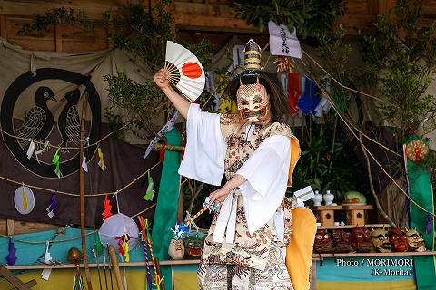 乱杭野 霧島神社例祭　神楽奉納　出羽鬼神