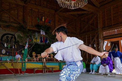 乱杭野 霧島神社例祭　神楽　剣舞