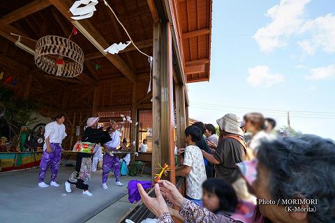乱杭野 霧島神社例祭　神楽奉納　阿知女