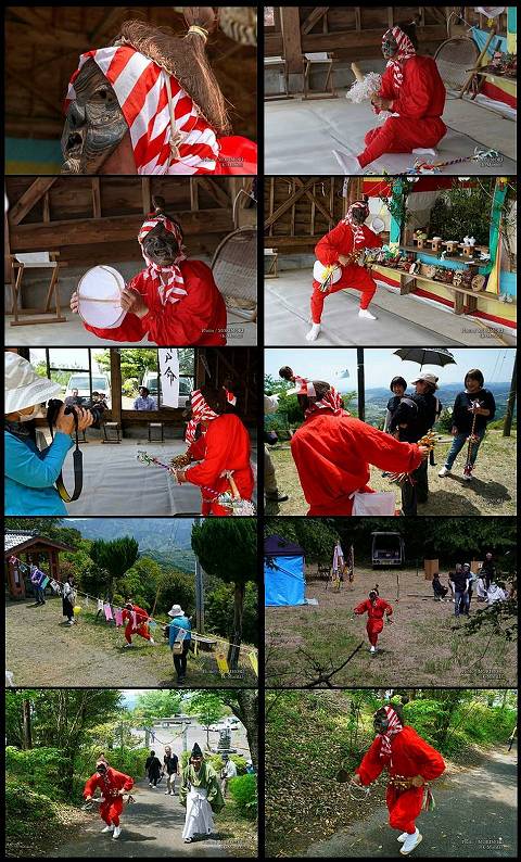 直舞（ちょくめ）乱杭野 霧島神社例祭 御神樂祭