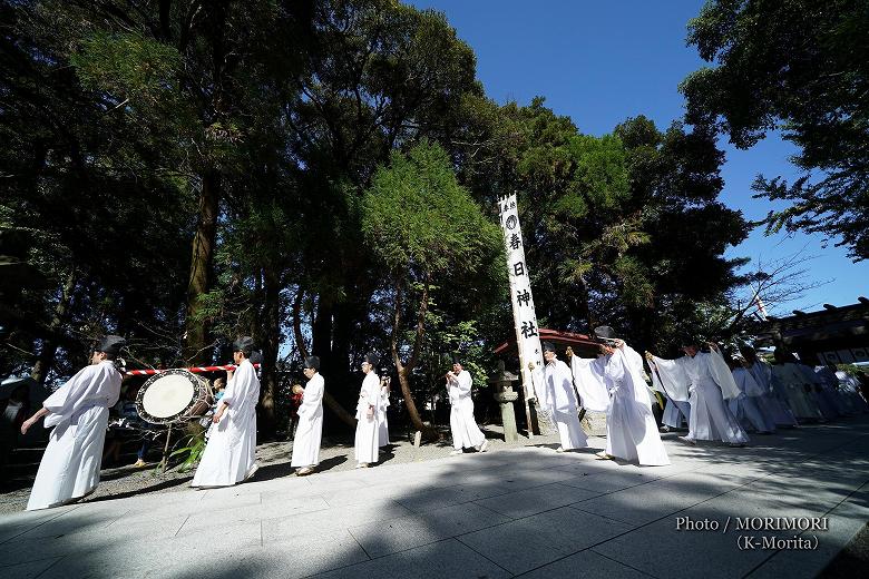 舞込み(延岡 春日神社にて)