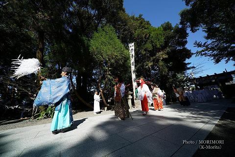 舞込み(延岡 春日神社にて)