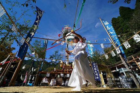 尾八重神楽　舞上（まいあげ）