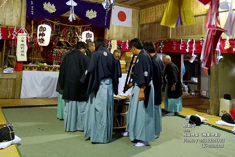 栂尾神楽　「地割 唱経」