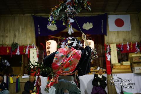 栂尾神楽　「芝ひき」