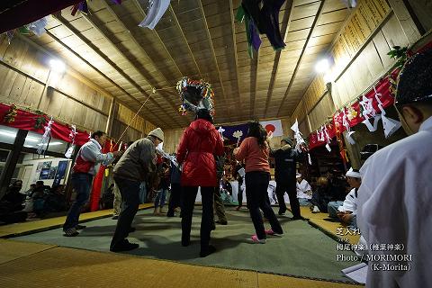 栂尾神楽　「芝入れ」