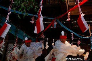 椎葉神楽（向山日当神楽）の写真　一神楽　04