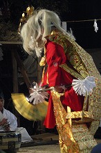 銀鏡神楽-八 番、西之宮大明神　03-