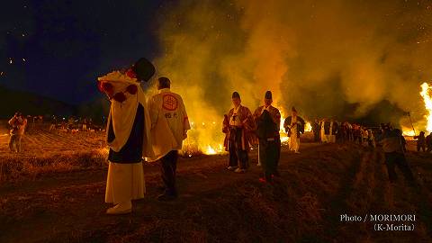 師走祭り（迎え火の中の御神幸）