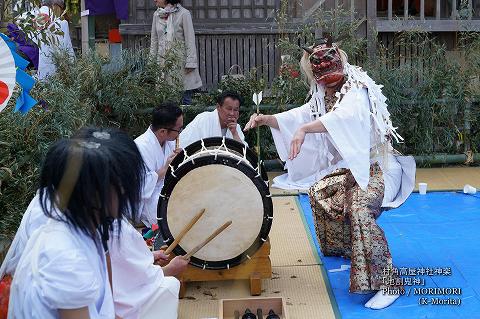 村角 高屋神社神楽 地割鬼神