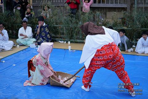 村角 高屋神社神楽 杵舞