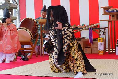 潮満珠　田元神社　祈年祭にて