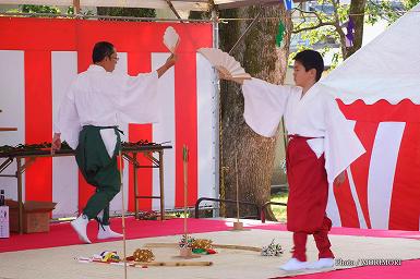 矢立舞　(田元神社　祈年祭（春まつり）にて)