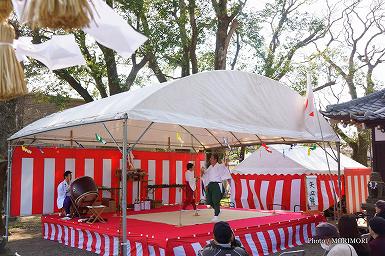 矢立舞　(田元神社　祈年祭（春まつり）にて)