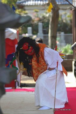 地割鬼神　(田元神社　春まつりにて)