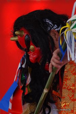 地割鬼神　(田元神社　春まつりにて)