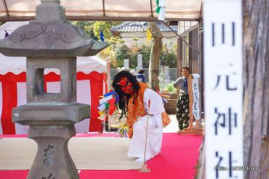 地割鬼神　(田元神社　春まつりにて)