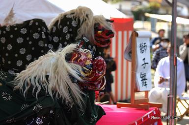 獅子舞　(田元神社　祈年祭（春まつり）にて)