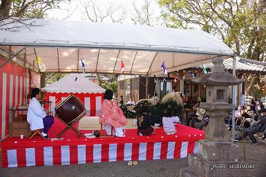 獅子舞　(田元神社　祈年祭（春まつり）にて)